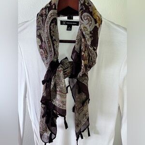 INC Paisley Scarf